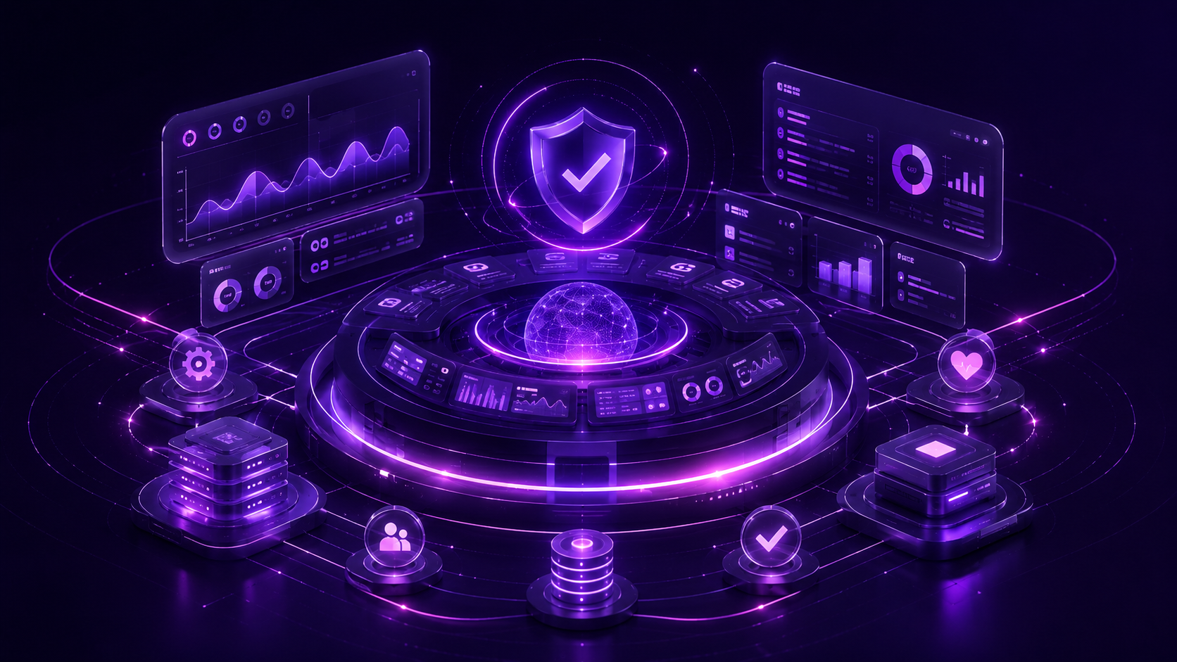 Cyber defense visuals